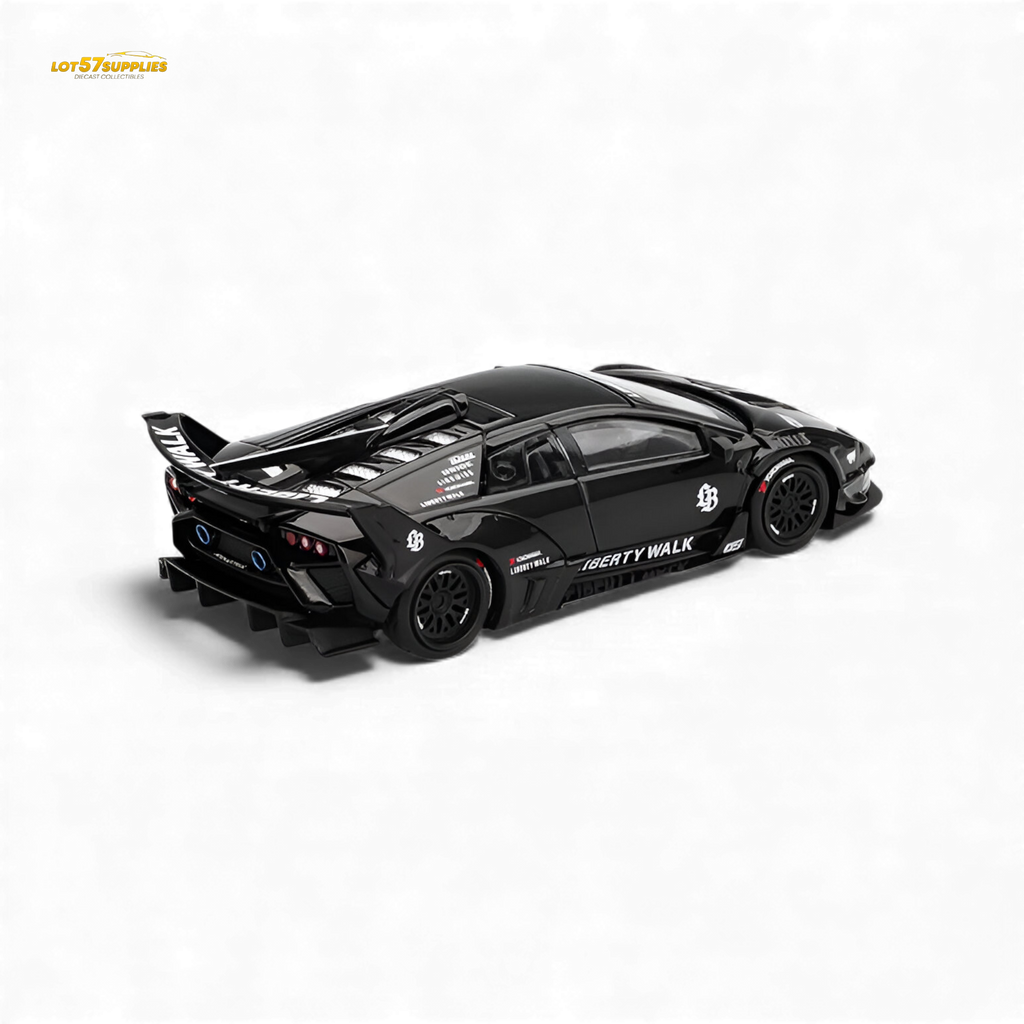 (Pre-Order) Mini GT Lamborghini LB-Silhouette Works Murcielago GT Evo - Black 1:64
