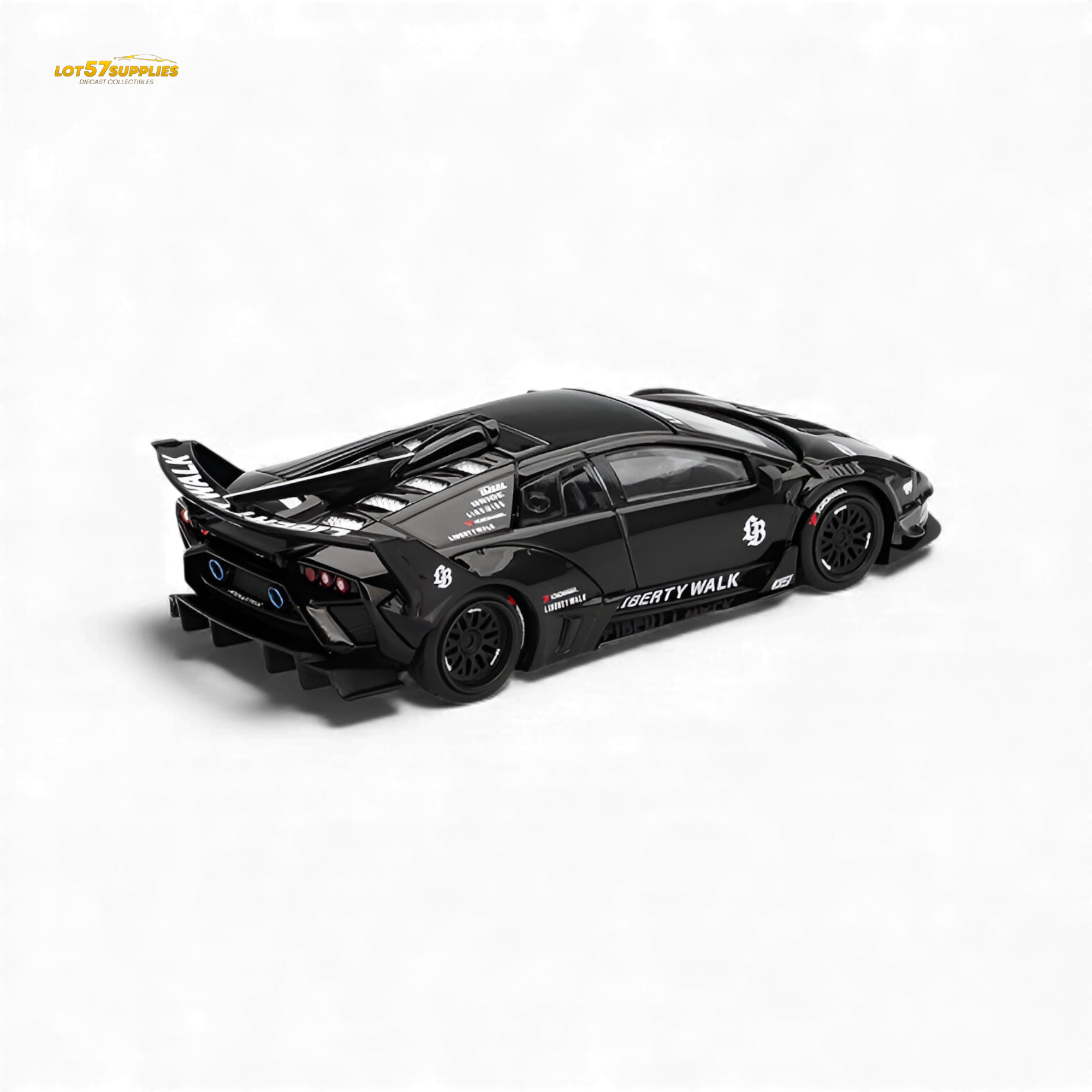 (Pre-Order) Mini GT Lamborghini LB-Silhouette Works Murcielago GT Evo - Black 1:64