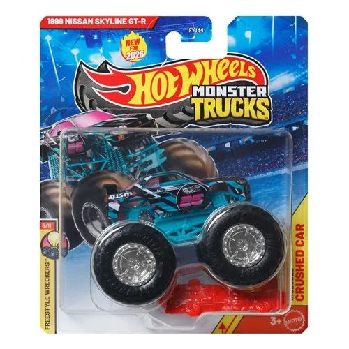 Hot Wheels Monster Trucks 1:64 Scale Vehicle 2026 - Select Vehicle(s) (5393)