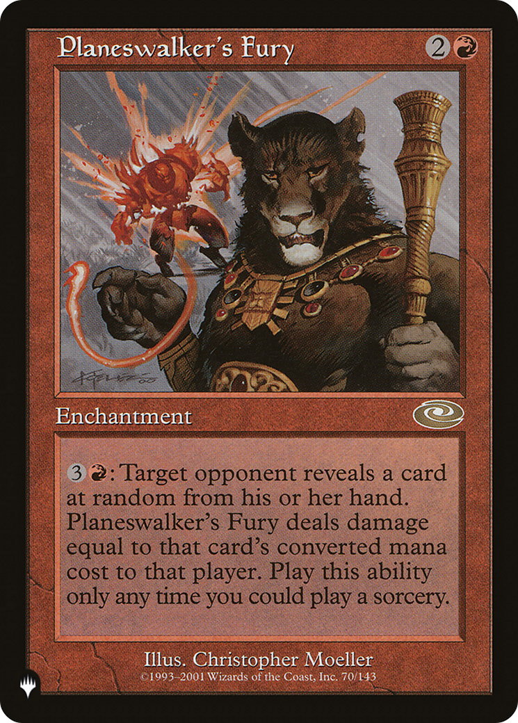 Planeswalker's Fury (LIST-PLS-70) - The List