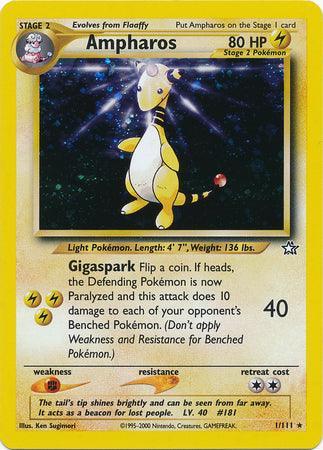 Ampharos (1/111) [Neo Genesis Unlimited] Main image
