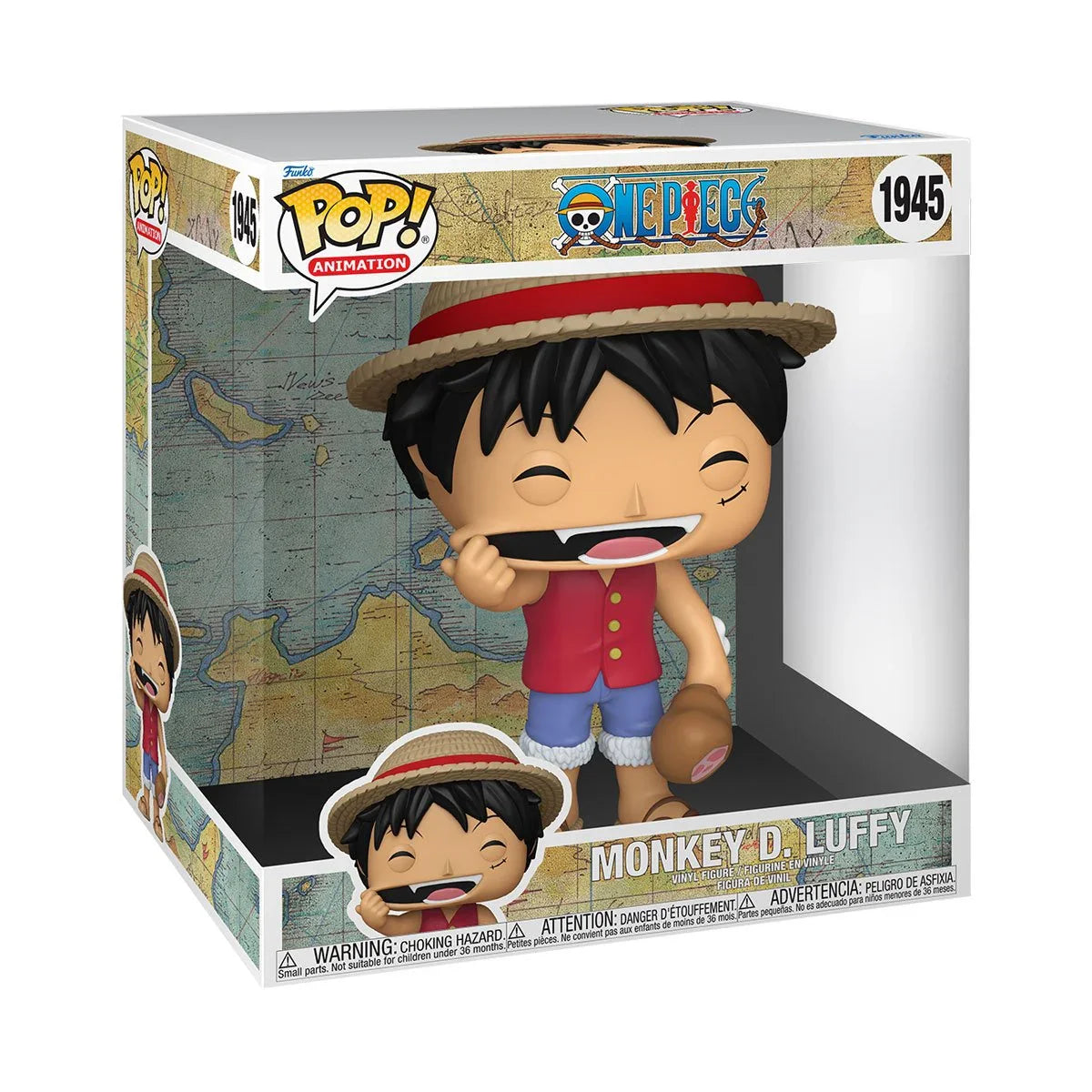 One Piece Monkey D. Luffy with Meat Jumbo 10-Inch Funko Pop! Vinyl Figure #1945 - Collectors World Toys