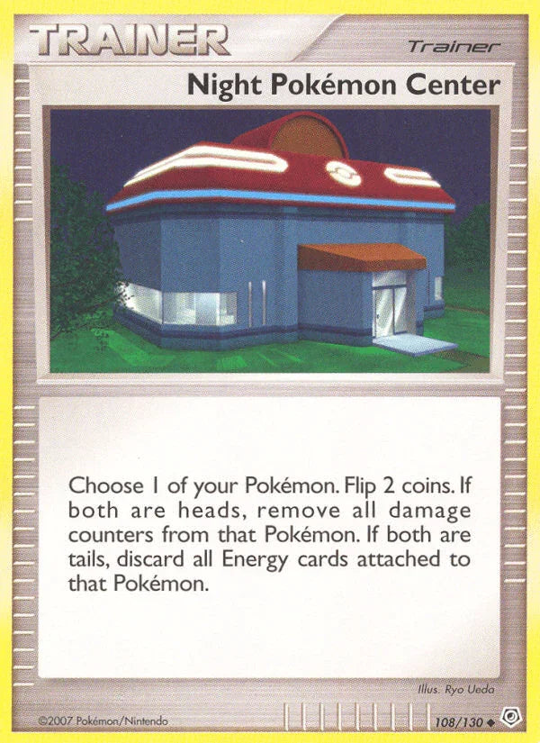 Night Pokemon Center (108/130) [Diamond & Pearl: Base Set] Main image