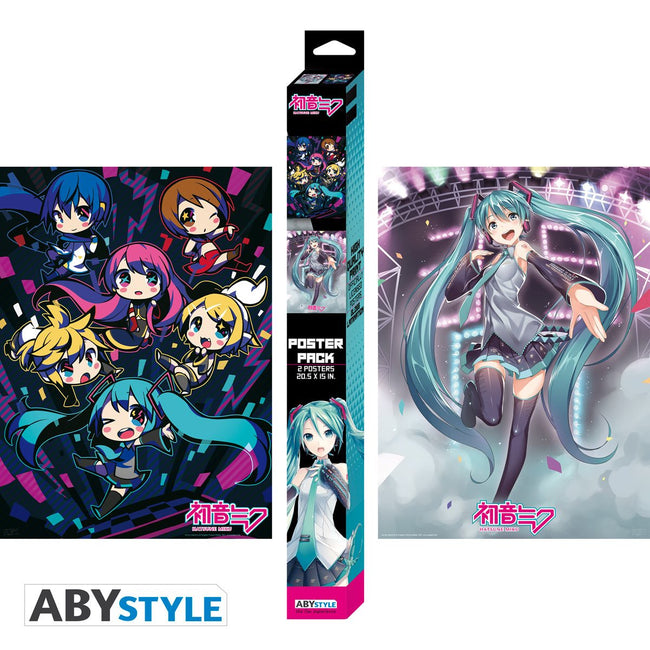 Vocaloid Hatsune Miku Boxed Poster 2-Pack - Collectors World Toys Hover Image