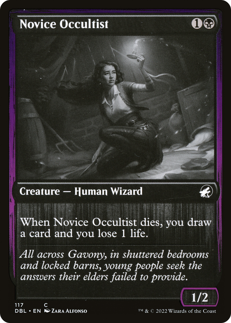 Novice Occultist (DBL-117) - Innistrad: Double Feature
