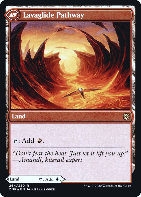 Riverglide Pathway // Lavaglide Pathway (PRE-264S) - Zendikar Rising Promos Foil