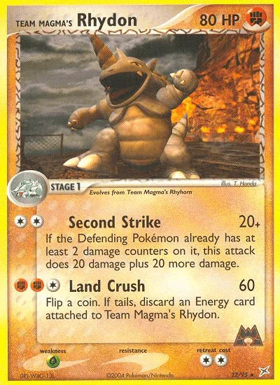 Team Magma's Rhydon (22/95) [EX: Team Magma vs Team Aqua]
