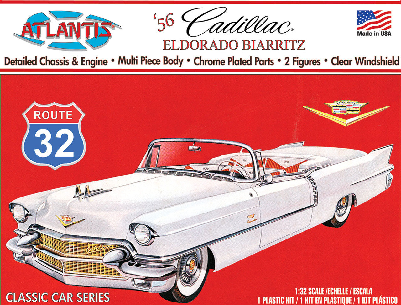 1/32 1956 Cadillac Eldorado Biarritz with Glass Plastic Model Kit
