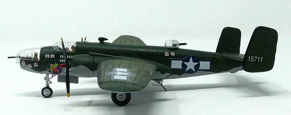 1:64 B-25 Mitchell Bomber "The Flying Dragon" with Swivel Stand Plastic Model Kit