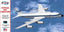 1:135 Convair 990 Coronado Jet Airliner with Swivel Stand Plastic Model Kit
