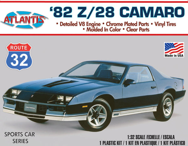 1:32 1982 Chevy Camaro Z-28 Route 32 Plastic Model Kit