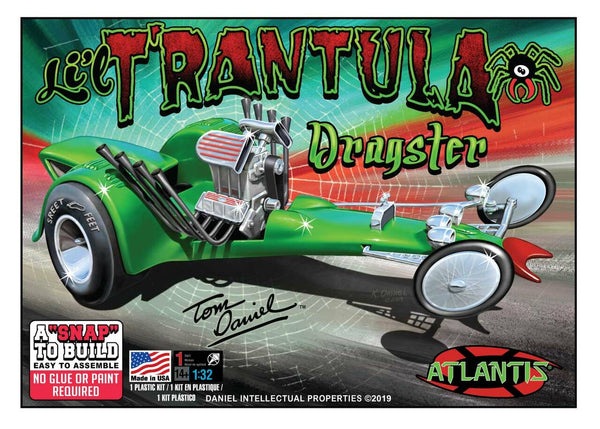 1:32 Tom Daniel Lil Trantula Show Rod Snap Plastic Model Kit