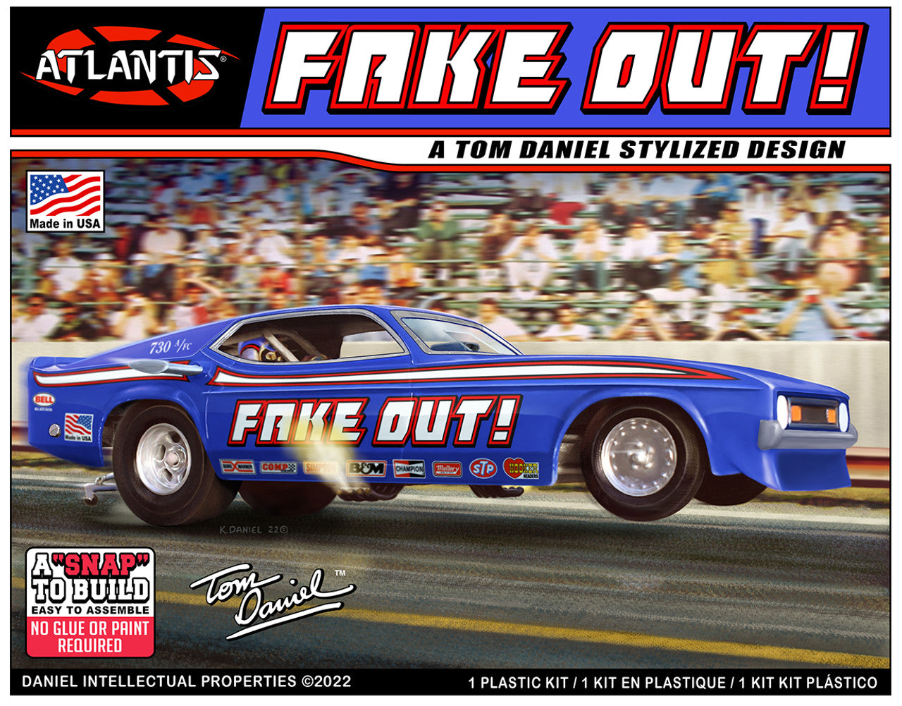 1:32 Tom Daniel - FAKE OUT! Classic Funny Car - A Tom Daniel Stylized Design (Snap Kit)