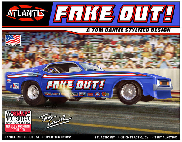 1:32 Tom Daniel - FAKE OUT! Classic Funny Car - A Tom Daniel Stylized Design (Snap Kit)
