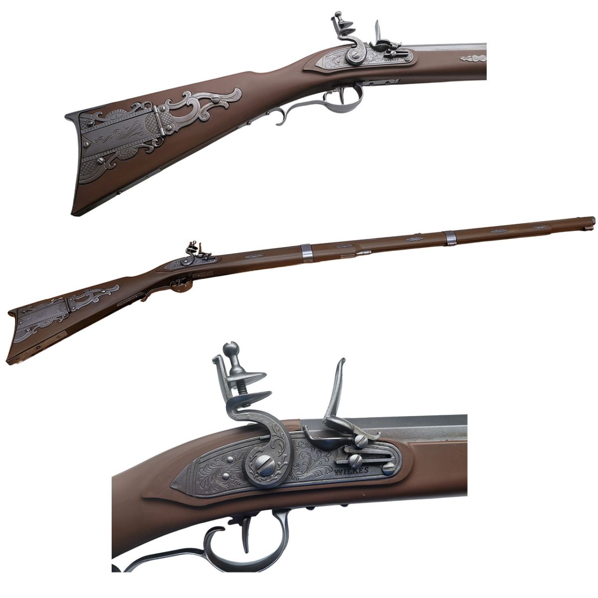 1:1 Frontieraman Kentucky Long Rifle American Muzzleloader