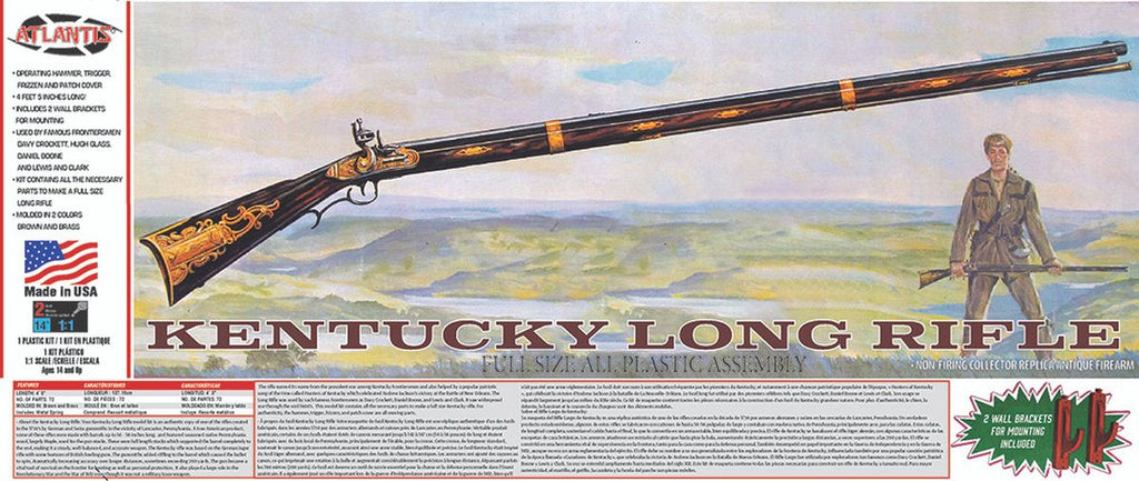 1:1 Frontieraman Kentucky Long Rifle American Muzzleloader