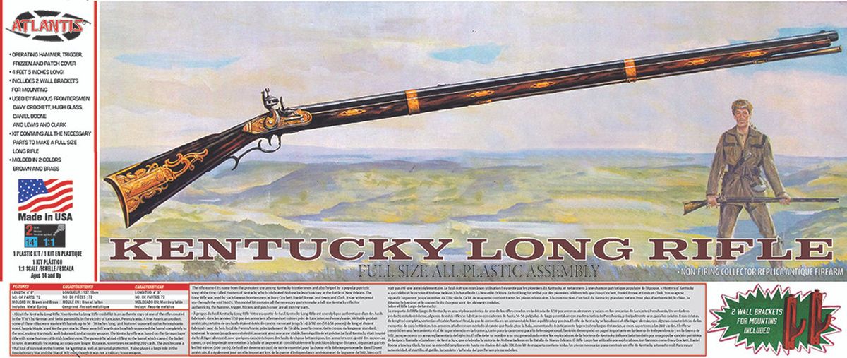 1:1 Frontieraman Kentucky Long Rifle American Muzzleloader