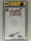 [Triple Signed by Tyler Kirkham | Donny Cates | Ryan Stegman] Venom #1 CGC 9.8 Yellow Label Exclusive Blank Var