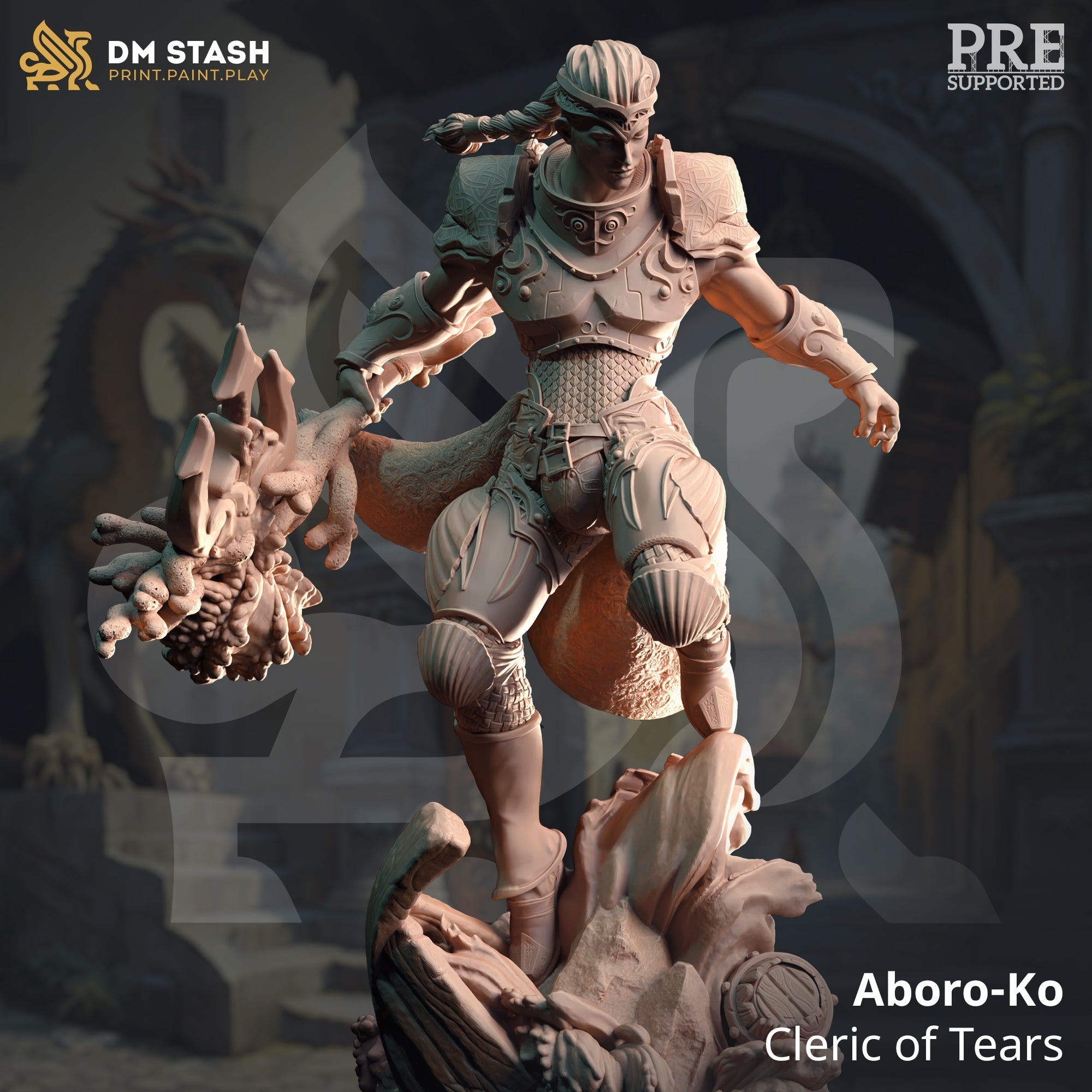 Aboro-Ko, Cleric of Tears (Male Human Pirate Cleric) Main image
