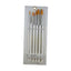 Golden Taklon Brush Set in 5 Sizes 9, 7, 5, 3, 1