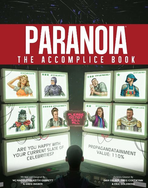 Paranoia: The Accomplice Book Main image
