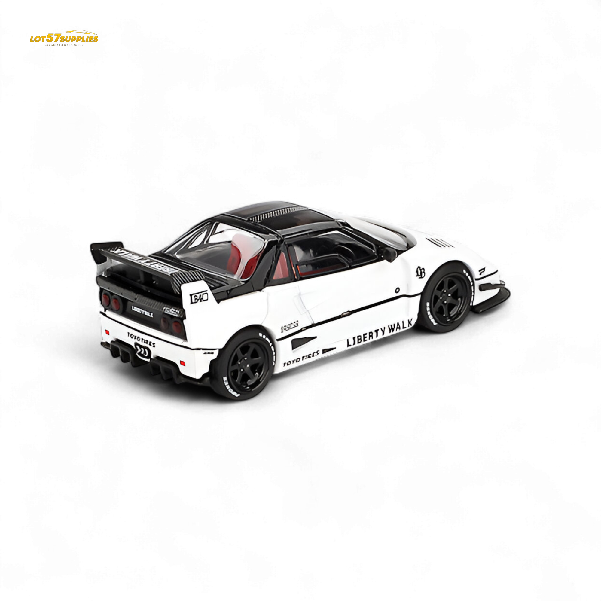 Mini-GT Mazda AZ-1 Liberty Walk LB40 White 2024 Tokyo Auto Salon 1:64