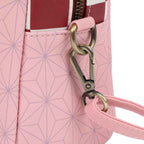 Demon Slayer Nezuko Metal Badge Crossbody Bag - Collectors World Toys
