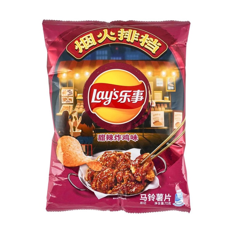 Lay's Potato Chips Sweet and Spicy Fried Chicken Flavor 2.47 oz - Collectors World Toys
