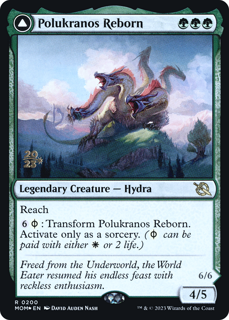 Polukranos Reborn // Polukranos, Engine of Ruin (PRE-200S) - March of the Machine Promos Foil