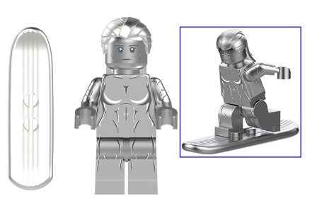 Galactic Surfer Custom Minifig Main image