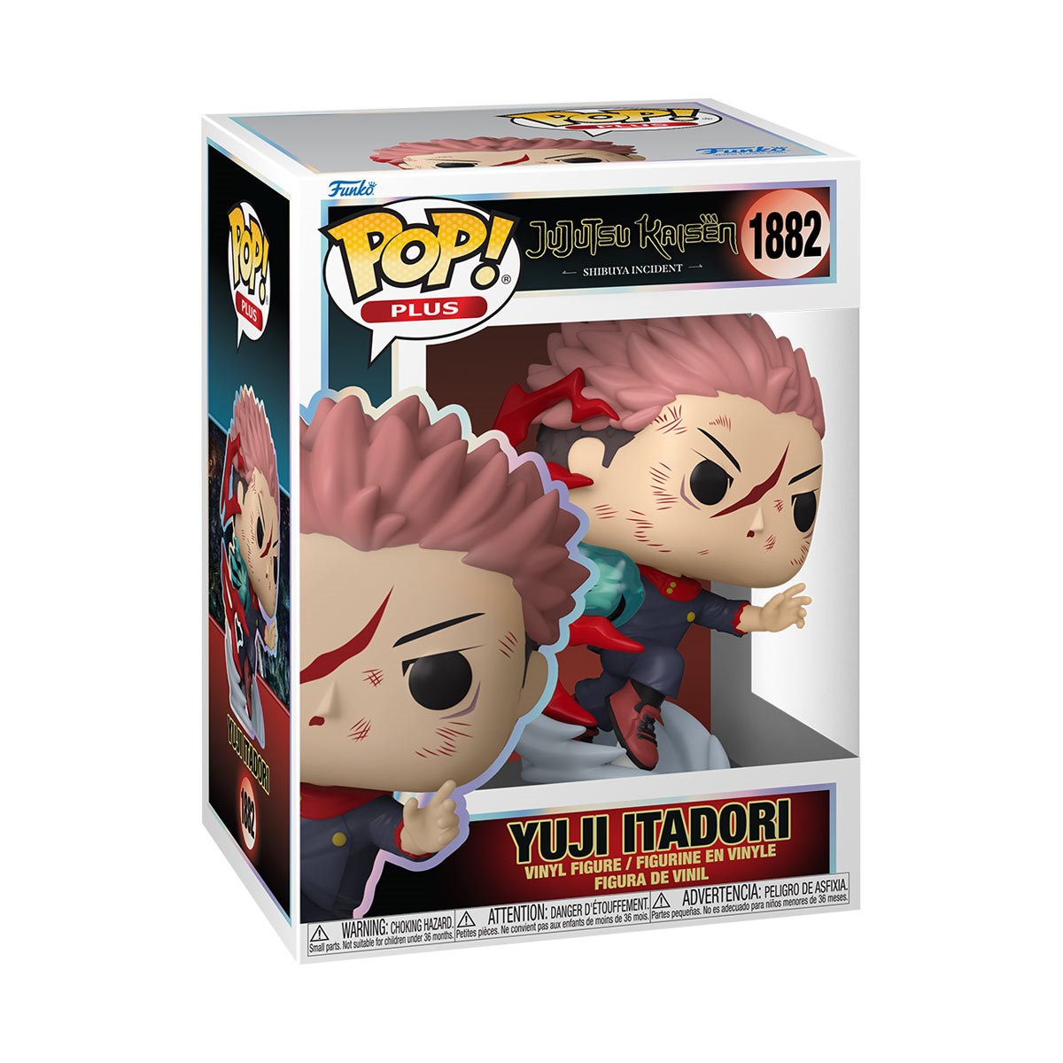 Jujutsu Kaisen Yuji Itadori (Divergent Fist) Funko Pop! Vinyl Figure Plus #1882 Secondary image