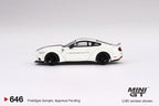Mini-GT FORD MUSTANG GT LB-WORKS White 1:64 #646 - Collectors World Toys