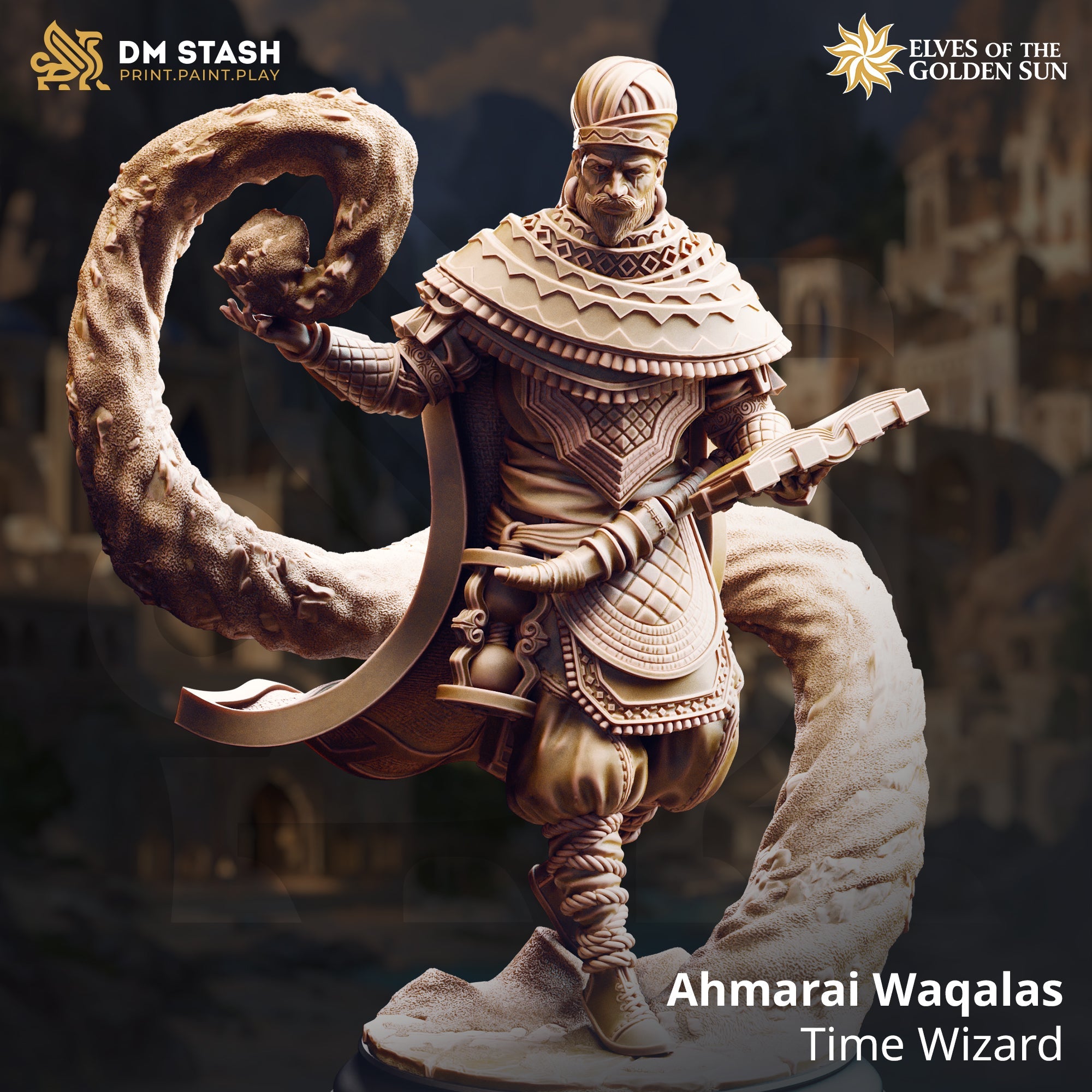 Ahmarai Waqalas, Time Wizard (Male Human Wizard) Main image