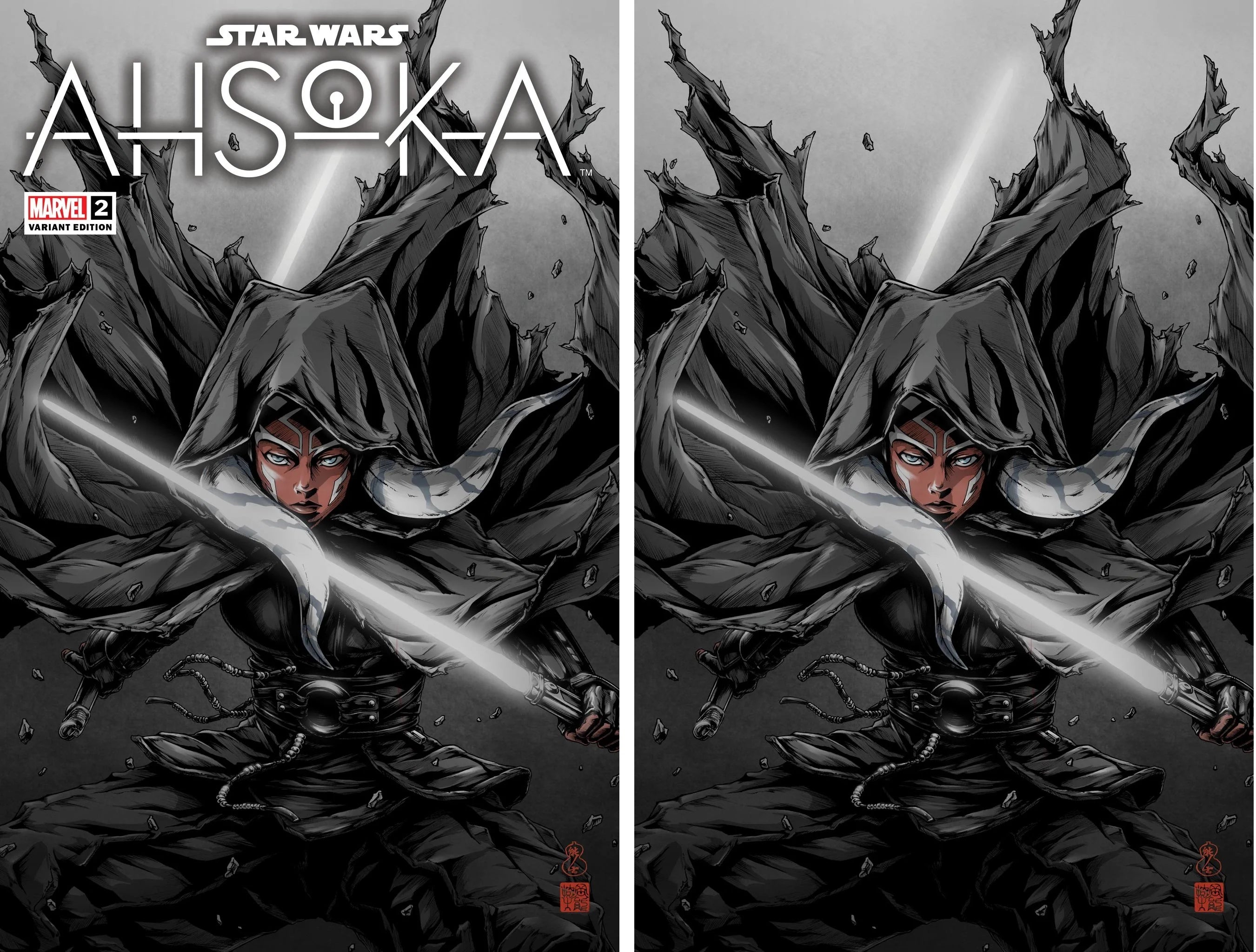 STAR WARS: AHSOKA #2 (TAKASHI OKAZAKI EXCLUSIVE TRADE/VIRGIN VARIANT SET)(PART 2 OF 8) Main image