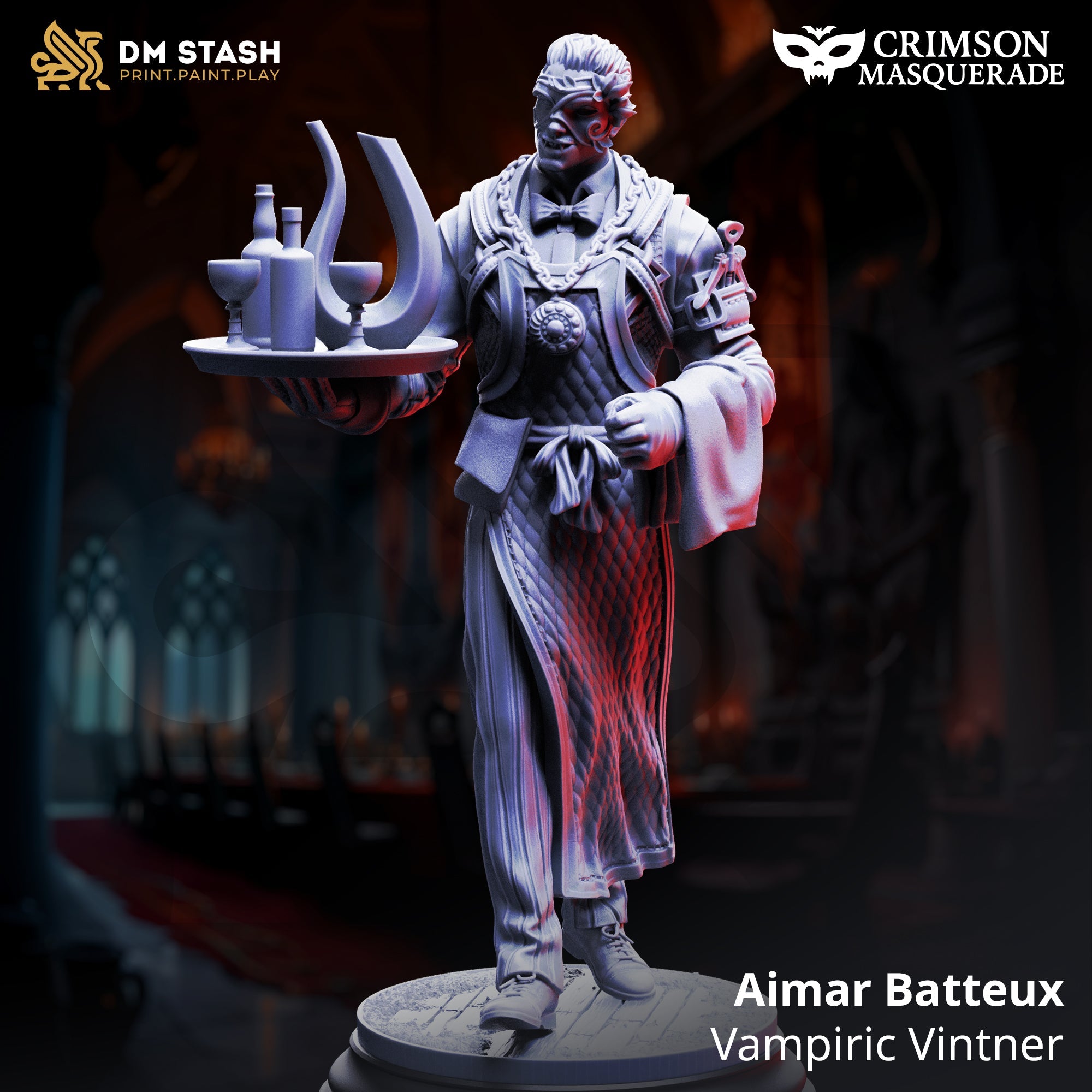 Aimar Batteux, Vampiric Vintner (Male Vampire Sommelier) Main image