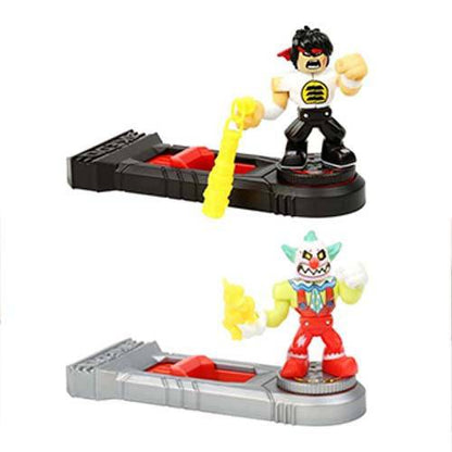 Akedo Ultimate Arcade Warriors - Mini Battling Action Figures - Select Figure(s) Chux Lee Vs. Epic Crackup