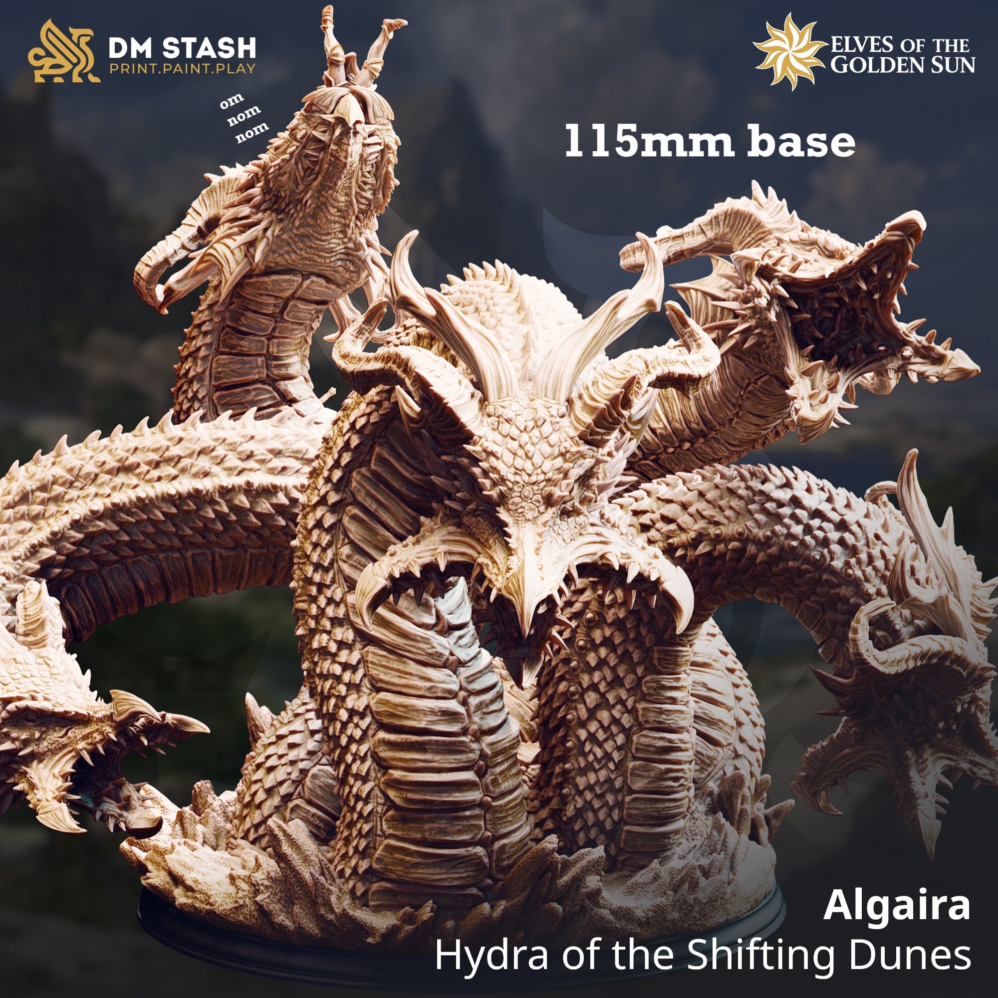 Algaira, Hydra of the Shifting Dunes (Submerged Hydra Epic Boss) Main image