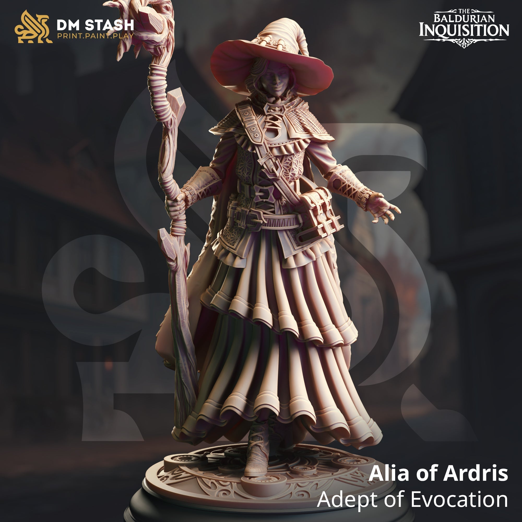 Alia of Ardris, Adept of Evocation (Female Human Wizard) Main image