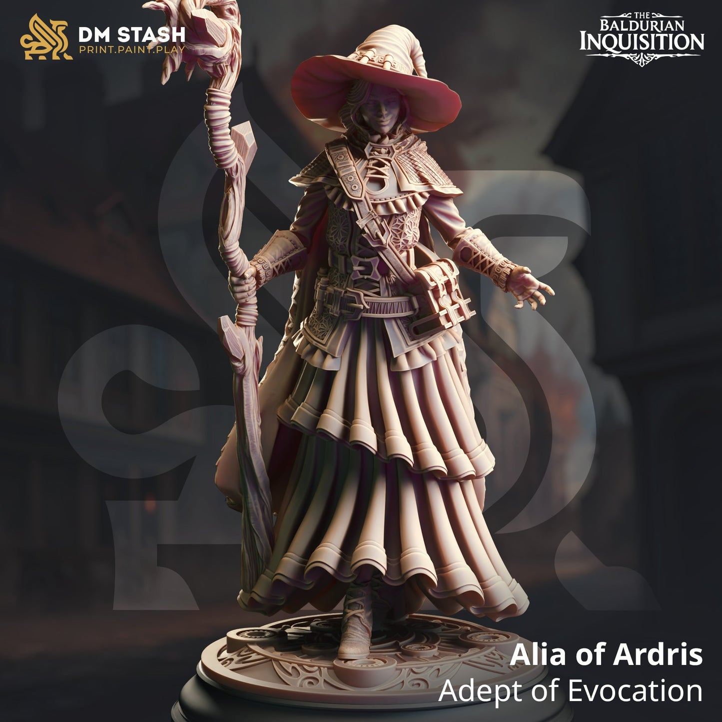 Alia of Ardris, Adept of Evocation (Female Human Wizard)