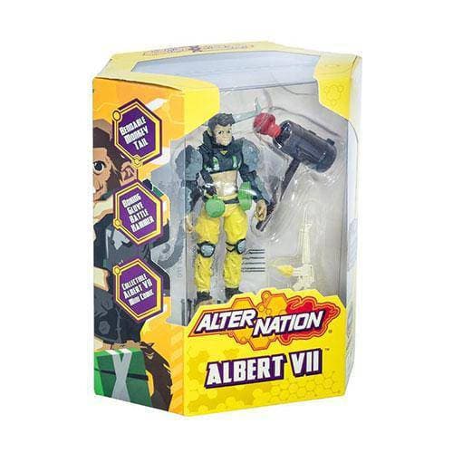 Alter Nation - Albert VII - 5-Inch Action Figure (With Free Comic Book) - Collectors World Toys