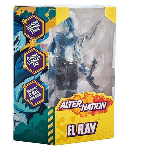 Alter Nation - El Ray - 6 Inch Action Figure (With Free Comic Book) - Collectors World Toys
