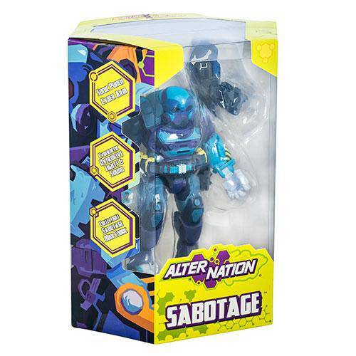 Alter Nation - Sabotage - 6.5 Inch Action Figure (With Free Comic Book) Main image