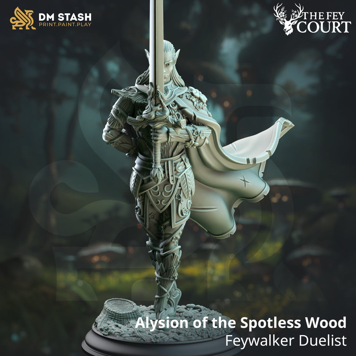 Alysion of the Spotless Wood (Male Feywalker Elf Duelist)