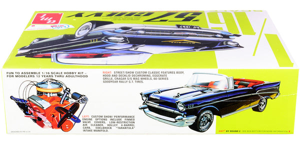 AMT - Skill 3 Model Kit 1957 Chevrolet Bel Air Convertible 2-in-1 Kit 1/16 Scale Model