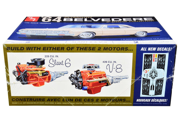 AMT - Skill 2 Model Kit 1964 Plymouth Belvedere Coupe Hardtop 1/25 Scale Model