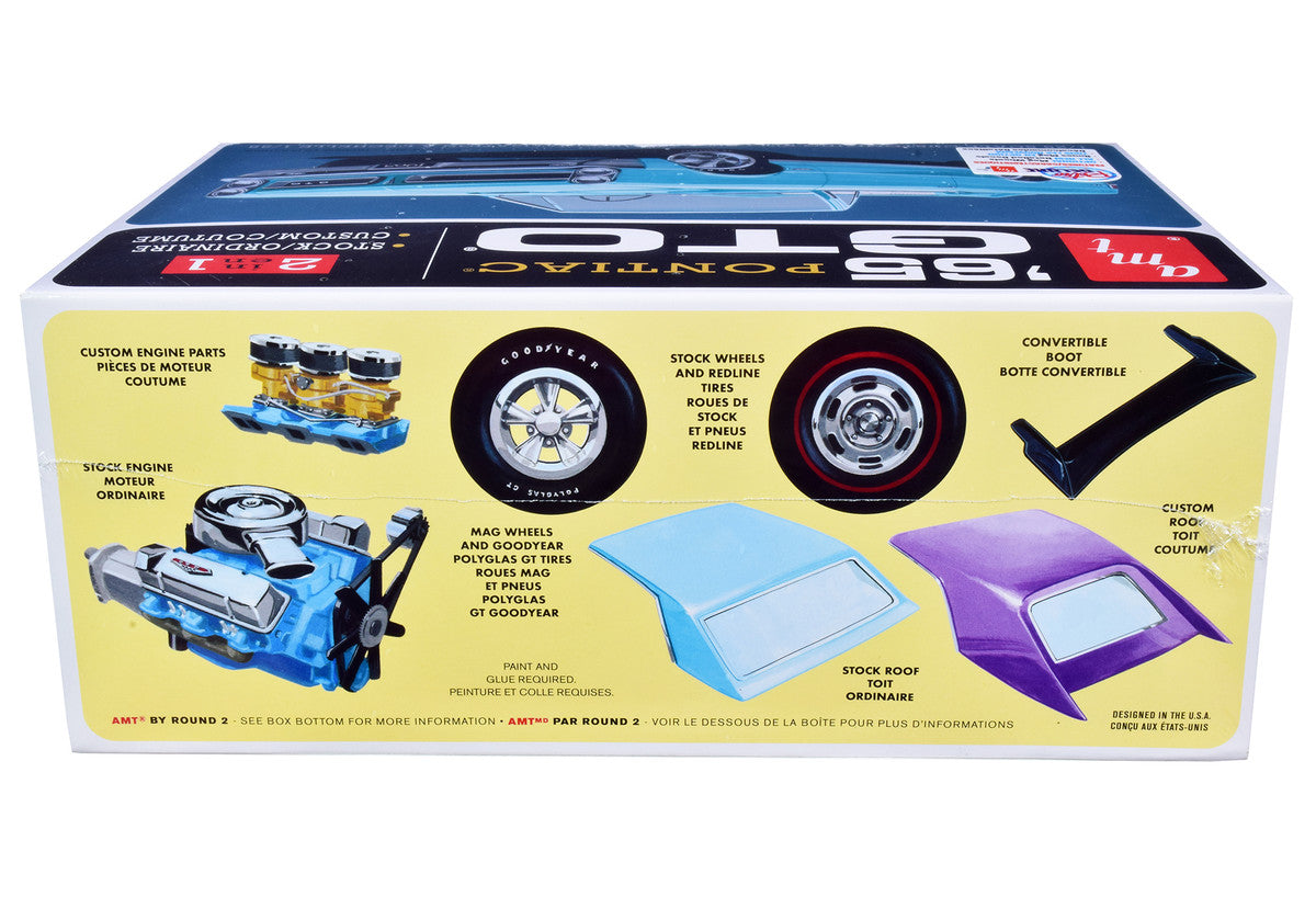 AMT - Skill 2 Model Kit 1965 Pontiac GTO 2-in-1 Kit 1/25 Scale Model
