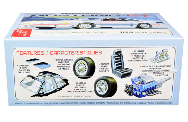AMT - Skill 2 Model Kit 1988 Ford Mustang GT 1/25 Scale Model