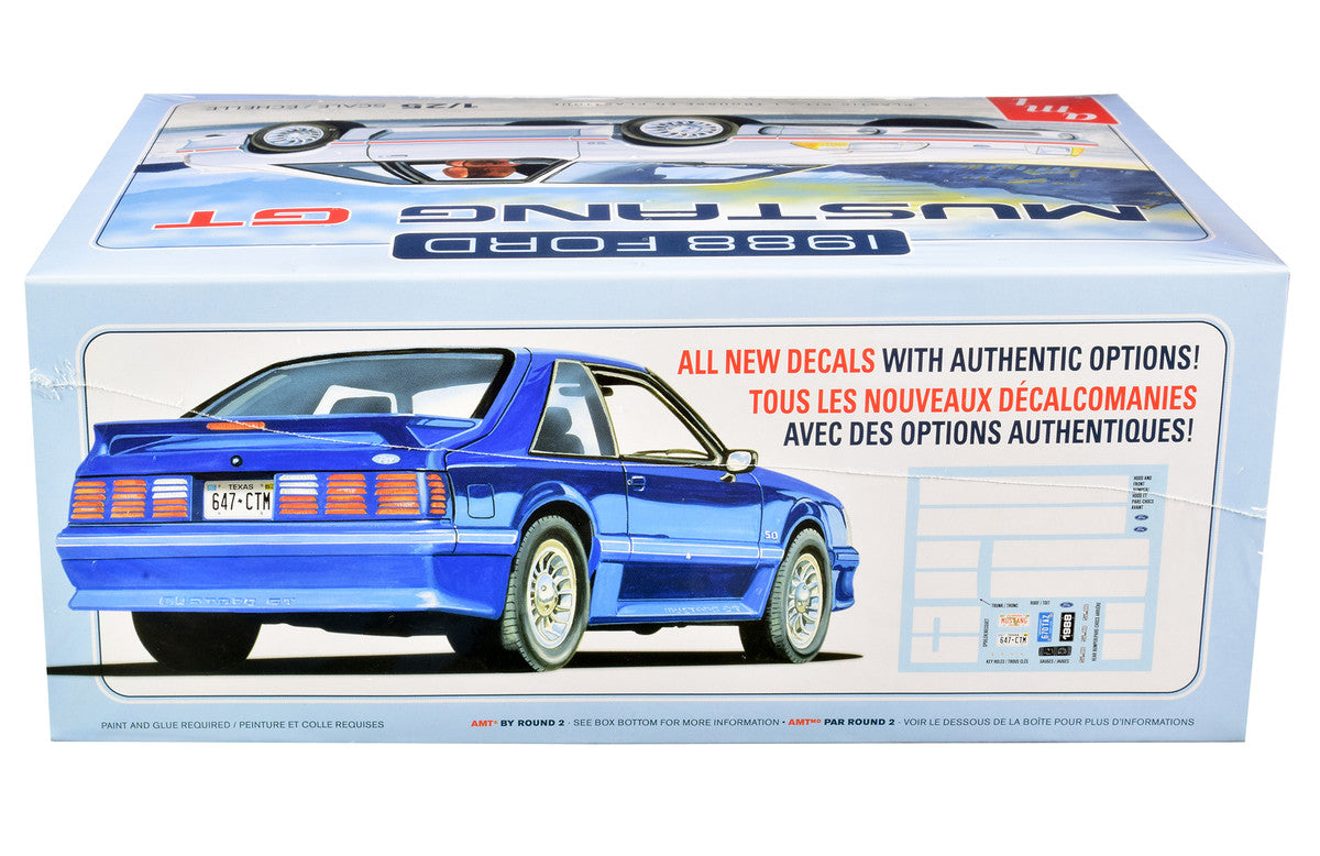 AMT - Skill 2 Model Kit 1988 Ford Mustang GT 1/25 Scale Model