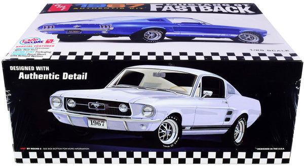 AMT - Skill 2 Model Kit 1967 Ford Mustang GT Fastback 1/25 Scale Model by AMT