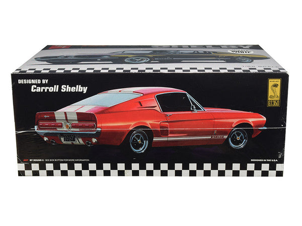 AMT - Skill 2 Model Kit 1967 Ford Mustang Shelby GT350 White 1/25 Scale Model